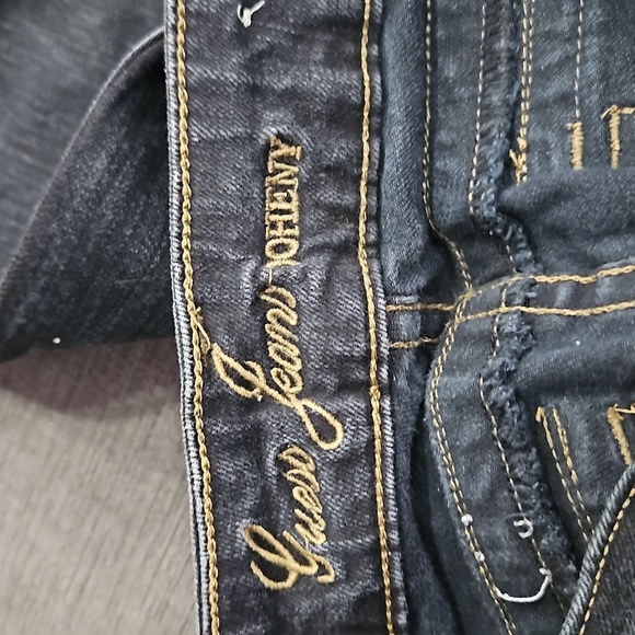 💥50% sale💥GUESS Doheny jeans black sz26 #b720 - Picture 4 of 9